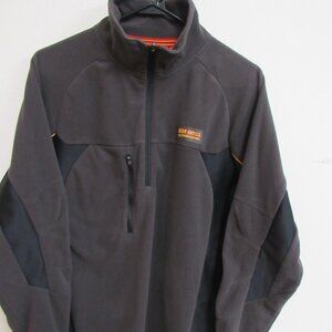Bear Grylls by Craghopper Gray Long Sleeve 1/4 Zip Fleece Pullover Large